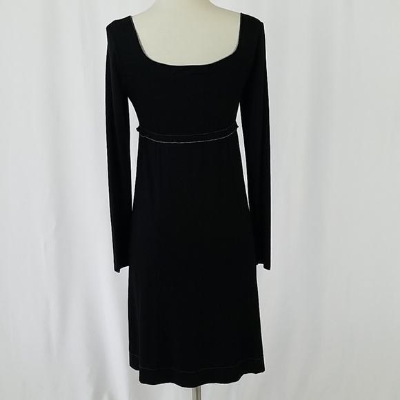 Max Studio Black Dress Small Long Sleeve - Picture 4 of 5